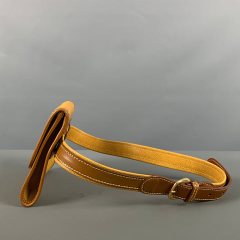 LANCEL Tan Solid Belt-bag Handbag