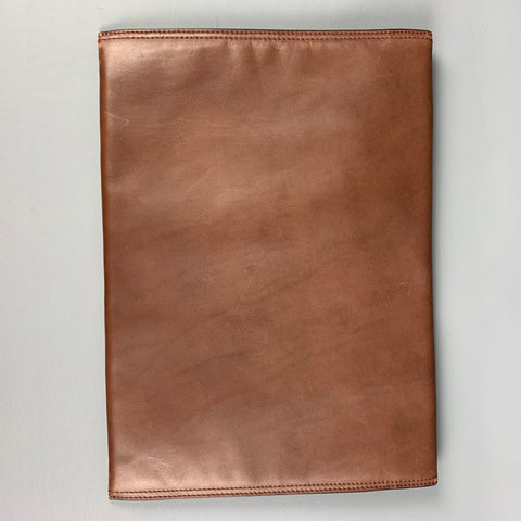 BRUNELLO CUCINELLI Porte-documents en cuir marron
