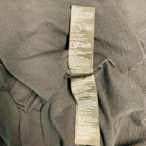 ALLSAINTS Size XL Black Jersey Crew-Neck T-shirt