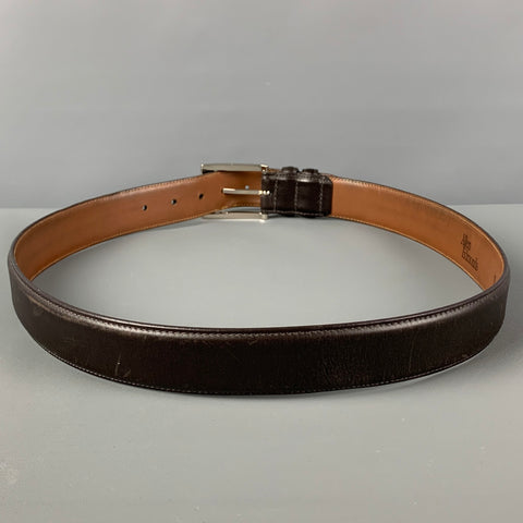 ALLEN EDMONDS Size 36 Brown Leather Belt
