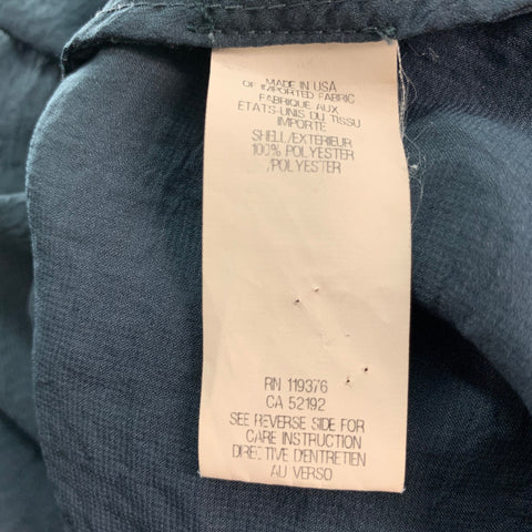 HELMUT LANG Size S Grey Polyester Sleeveless Casual Top
