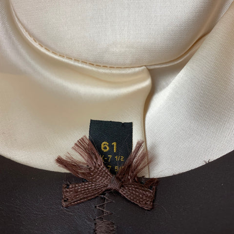 GOORIN BROTHERS Chapeaux en feutre de plumes rouille taille 7