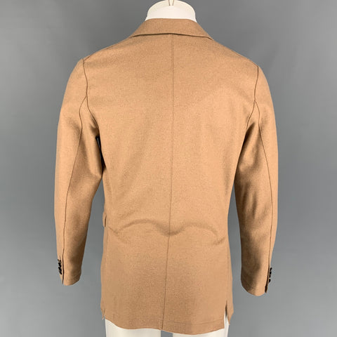 ELEVENTY Size 38 Tan Wool Polyamide Peak Lapel Sport Coat