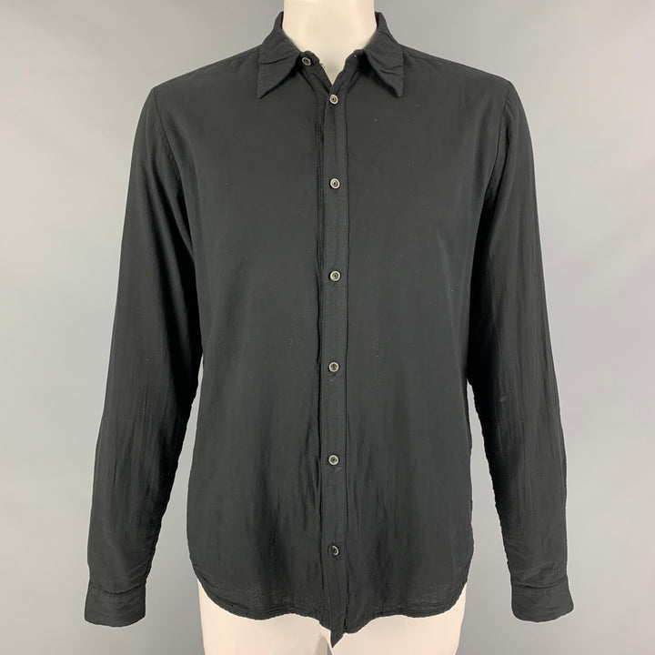 FORME 3'3204322896 Talla 42 Camisa manga larga algodón negra