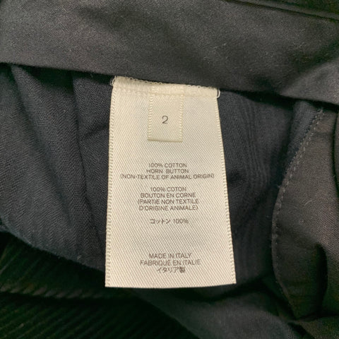 THE ROW Taille 2 Pantalon décontracté plissé en coton noir
