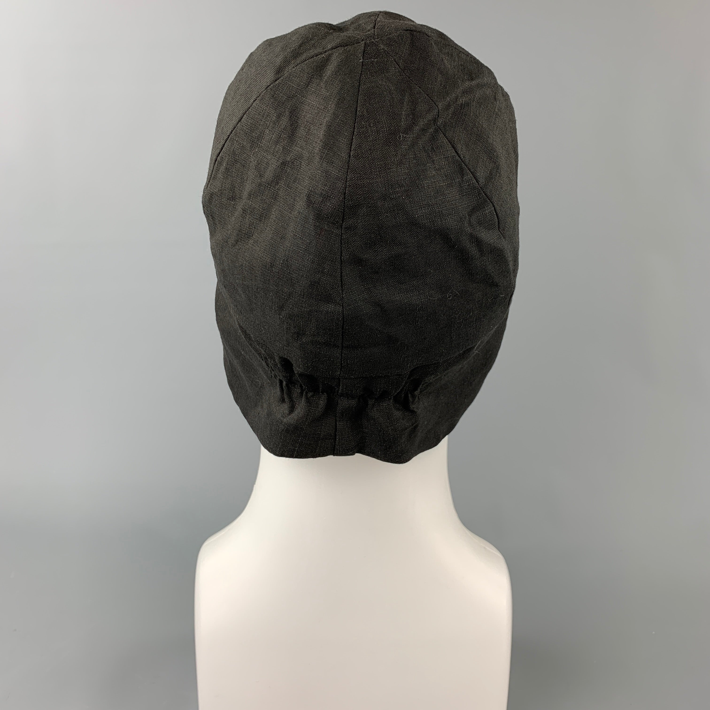 DER ANTAGONIST Size M Black Linen Hats – Sui Generis Designer Consignment