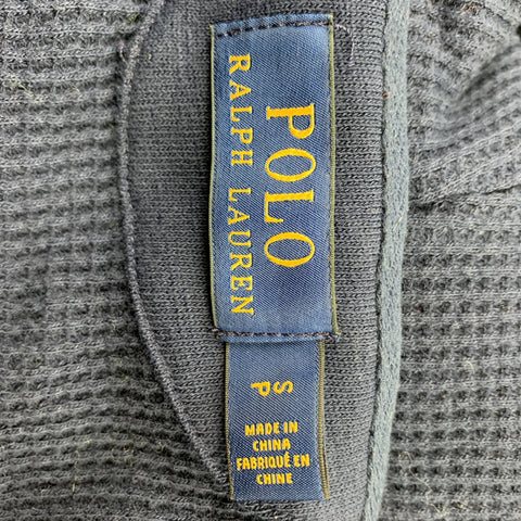 POLO by RALPH LAUREN Size S Navy Quilted Cotton Hooded Vest