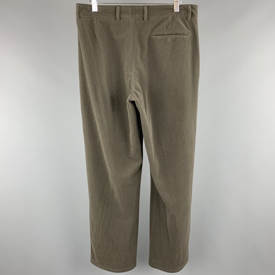 ARMANI COLLEZIONI Size 32 x 34 Slate Textured Polyester Dress Pants