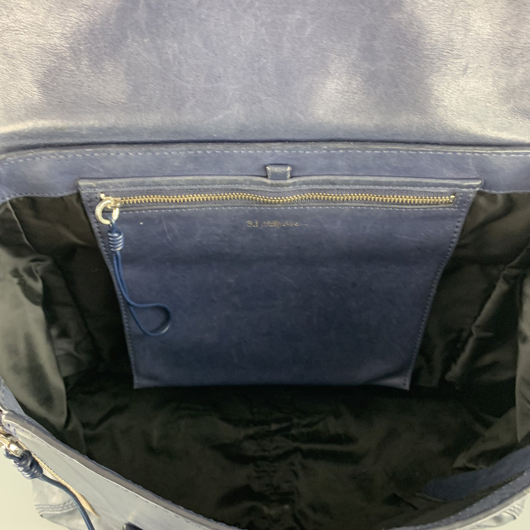 3.1 PHILLIP LIM Blue Soft leather Pashli Top Handles Bag