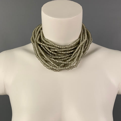 GIORGIO ARMANI Clear Crystal Choker Necklace