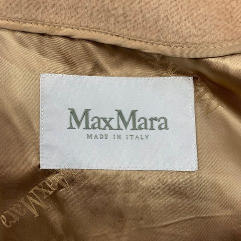 MAX MARA Chaqueta acampanada en mezcla de pelo de camello talla 12