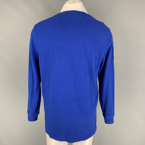 POLO by RALPH LAUREN Size M Blue Black White Embroidery Cotton Sweatshirt