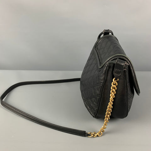 MARC JACOBS Black Quilted Leather Cross Body Handbag
