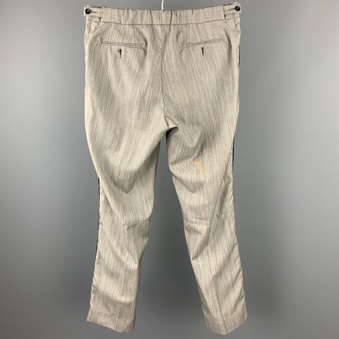 ALLESANDRO DELL' ACQUA Size 34 Grey Lana Wool Dress Pants