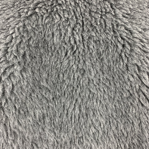 TOUJOURS Size S Gray Alpaca Blend Fauc Fur V Neck Jacket