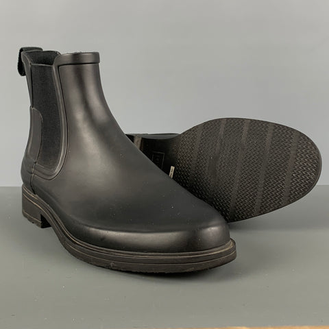 HUNTER Talla 9 Botines de goma negros