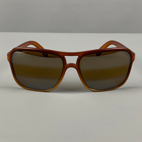 Lunettes de soleil en acétate marron dégradé VUARNET