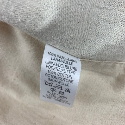 PAUL SMITH Size L Black & Beige Wool Shawl Collar Vest