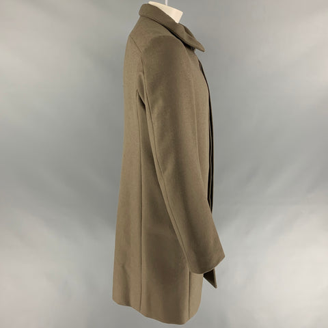 ATTACHMENT Size L Olive Wool / Cashmere Coat
