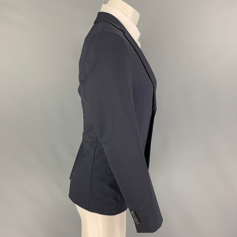 THEORY Size 36 Short Navy Wool Notch Lapel Sport Coat