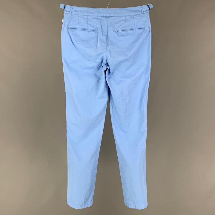 ORLEBAR BROWN x 007 Size 30 Blue Cotton Side Tabs Casual Pants