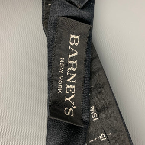 BARNEY'S NEW YORK Black Silk Bow Tie
