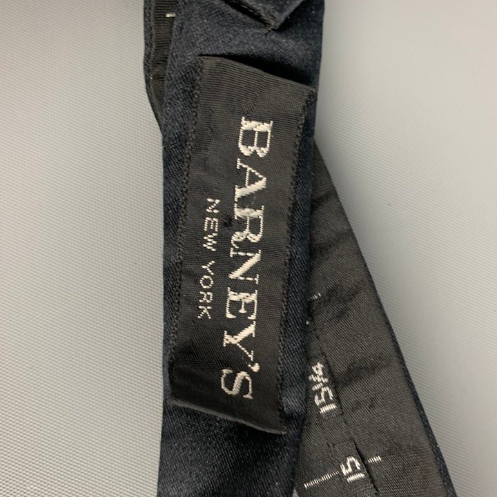 BARNEY'S NEW YORK Black Silk Bow Tie