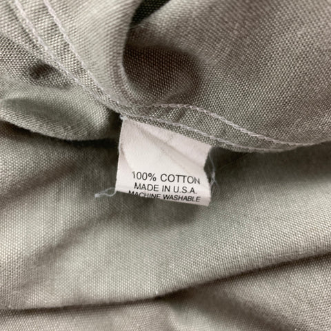GITMAN BROS Size S Green Sage Cotton Oxford Long Sleeve Shirt