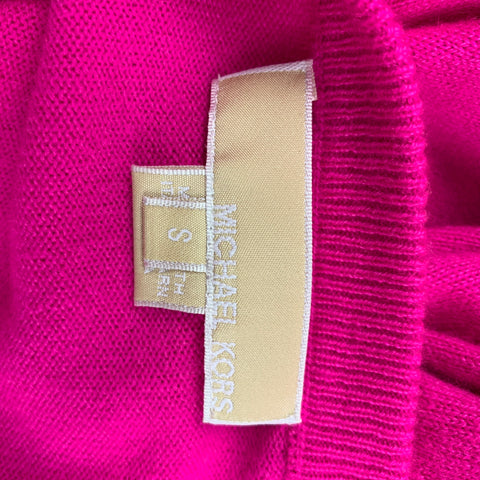 MICHAEL KORS Size S Pink Cashmere Long Sleeve Dress