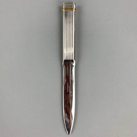 CARTIER "Must de Cartier" Silver Tone Metal Letter Opener