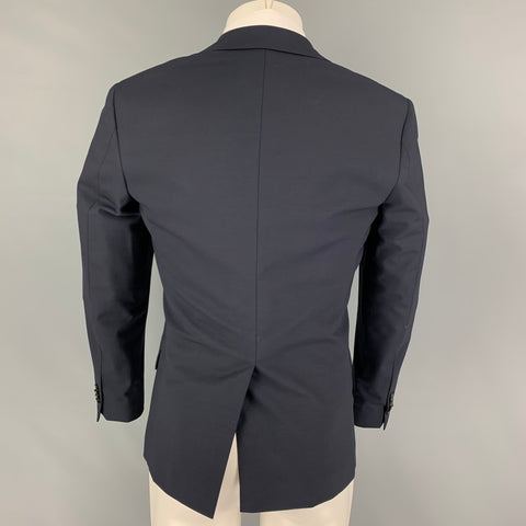 THEORY Size 36 Short Navy Wool Notch Lapel Sport Coat