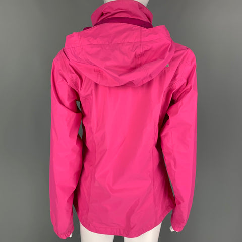 THE NORTH FACE Size S Pink Fuchsia Nylon Hooded Jacket