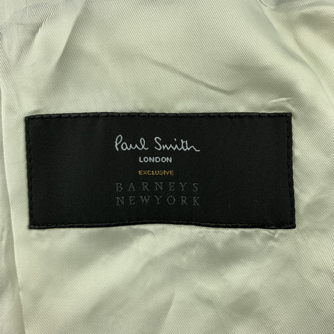 PAUL SMITH Size 40 Charcoal Wool Shawl Lapel Regular Tuxedo