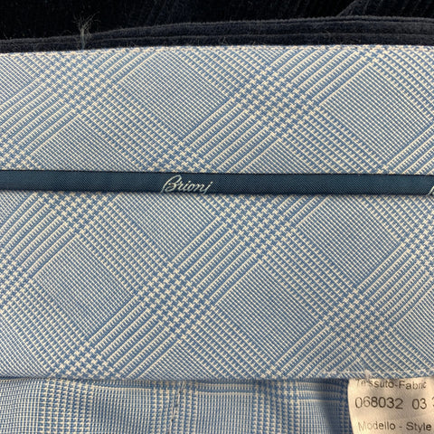 BRIONI Size 32 Navy Solid Corduroy Cuffed Dress Pants BRIONI