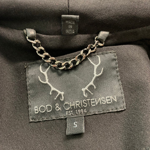 BOD & CHRISTENSEN Size S Black Rayon Blend Jacket
