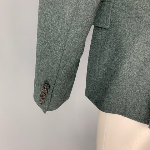 BAND OF OUTSIDERS Size 42 Green Wool Notch Lapel Sport Coat