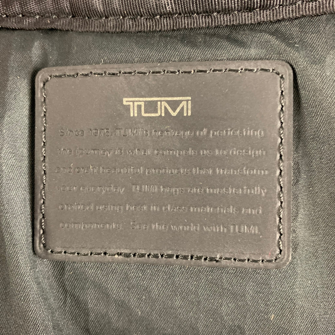TUMI Mochilas de malla de materiales mixtos en blanco y negro
