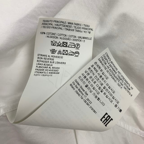 GOLDEN GOOSE Size S White Cotton Button Up Long Sleeve Shirt