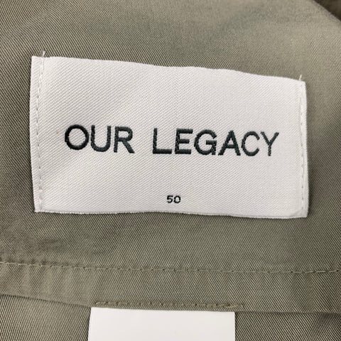 OUR LEGACY SS 15 Size 34 Olive Cotton Chino Casual Pants