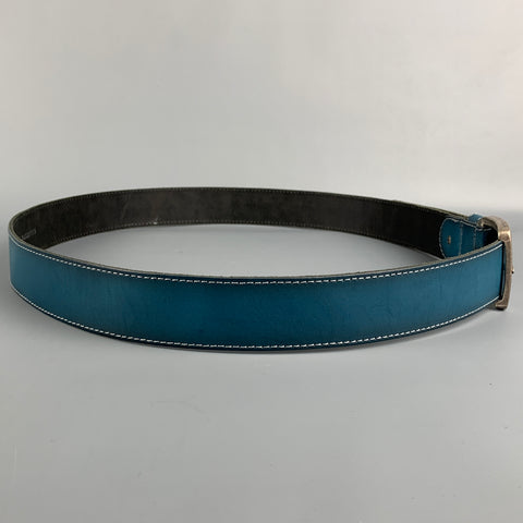 STATE OF ART Size 40 Blue Antique Leather Belt