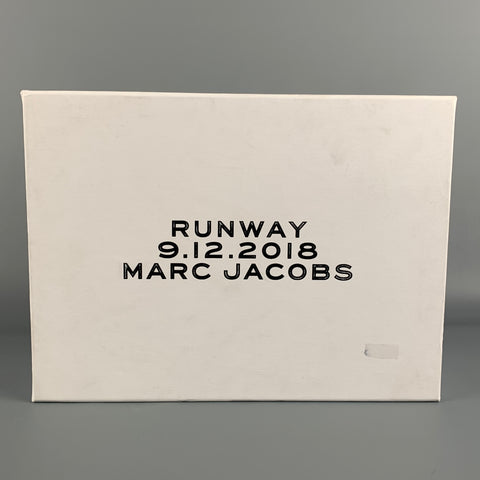 MARC JACOBS Size 8.5 Silver Leather Metallic Slingback Pumps