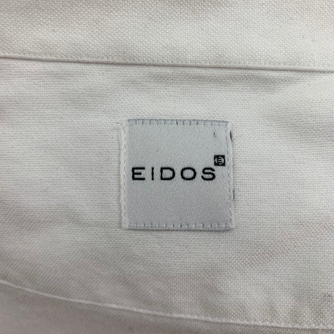 EIDOS Taille M Chemise à manches courtes en coton blanc