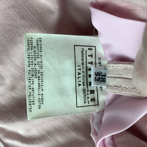 D&amp;G by DOLCE &amp; GABBANA Taille 42 Manteau de sport à revers cranté en coton à rayures roses