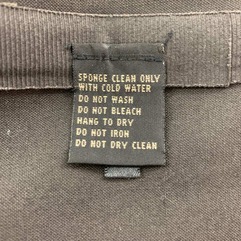 RRL by RALPH LAUREN Size M Olive Cotton Belted Coat