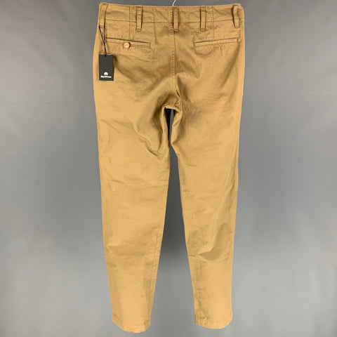 NIGEL CABOURN Pantalon décontracté chino en coton kaki taille 32