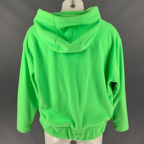 HARRIS WHARF LONDON Size 12 Green Polyester Textured Jacket (Outdoor)
