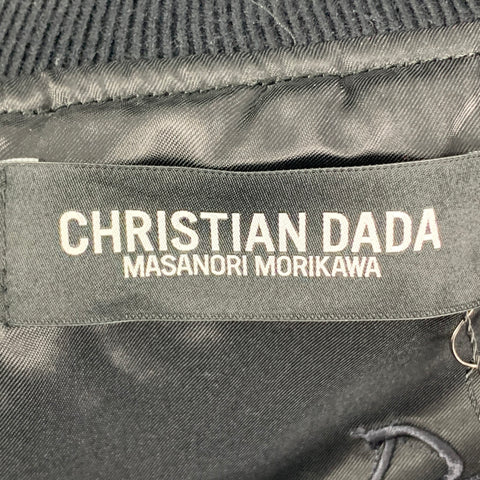 CHRISTIAN DADA FW 19 Size 36 Black Copper Embroidery Cropped Jacket