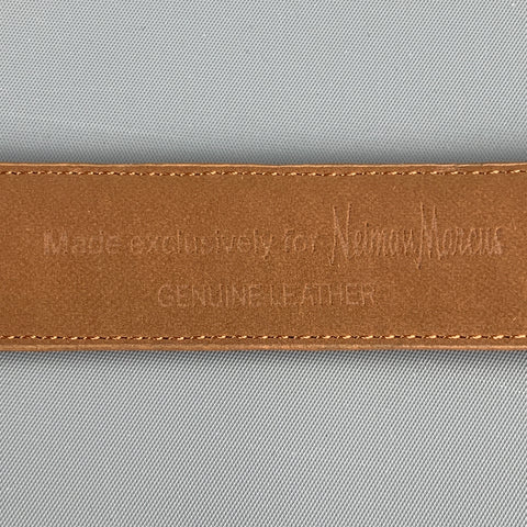 NEIMAN MARCUS Size 32 Tan Leather Belt