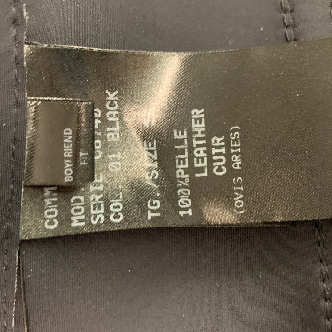 NEIL BARRETT Size S Black Zip Up Jacket