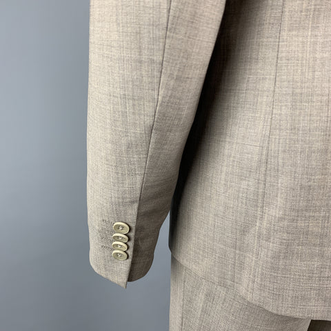 THEORY Size 38 Grey Solid Wool Notch Lapel 30 x 33 Suit